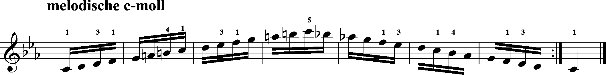 akkordeon, melodische c-moll, skalen, hanon
